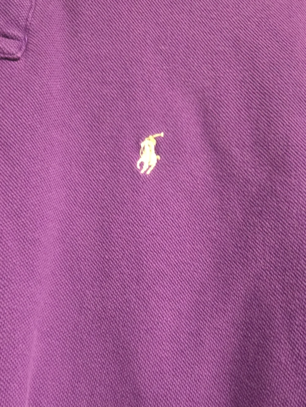 Ralph Lauren Purple Polo - Short Sleeve Embroidered Logo